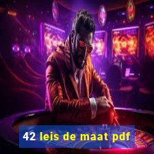 42 leis de maat pdf